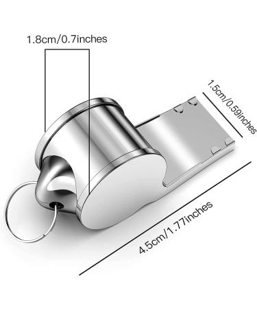 Faty-T 3 Packs Stainless Steel Whistle with Lanyard for Coaches and Referees - Training Whistle for School Sports and Soccer, Football, Basketball - Buy Online on SooperMarket.com