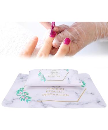 Nail Hand Rest Stand Detachable Pu Leather Nail Arm Rest Cushion Waterproof for Nail Technician Use for Nail Art Salon Home - Buy Online on SooperMarket.com