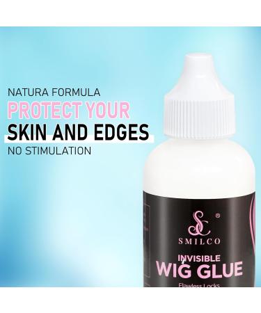 Smilco Wig Glue & Remover Set - Waterproof Skin-Friendly 1.3oz Strong Hold for Front Lace Wigs - Ultimate Wig Installation Kit - Buy Online on SooperMarket.com