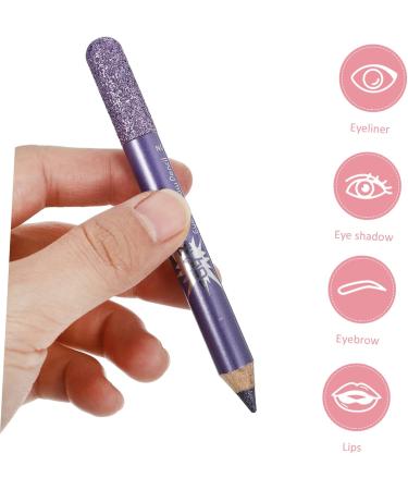 BELLIFFY 12pcs Pearlescent Eyeshadow Pencil Shimmer Eyeliner Waterproof Eyeshadow Glitter Crayons Wood - Buy Online on SooperMarket.com