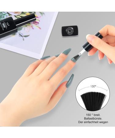 Lke Schellack Nailack Starter Set with 72W Lamp | 6 Colors Gel Nail Polish Base & Top Coats | DIY Soft Nail Art Decoration - Buy Online on SooperMarket.com