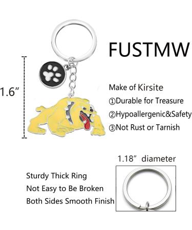 Ensianth Dog Keychain | Perfect Gifts for Dog Lovers | Puppy Paw Print Keyring for Dog Owners | Ideal Present for Dog Moms & Dads - Buy Online on SooperMarket.com