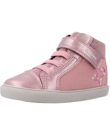 Geox Baby Girl's B Gisli B Sneaker 4.5 UK Child Dk Pink