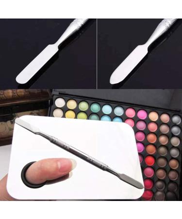 Ckanday 2 SPACK Professional Makeup Palette & Stainless Steel Cosmetic Spatula Set - Mix Foundation Effortlessly - Buy Online on SooperMarket.com