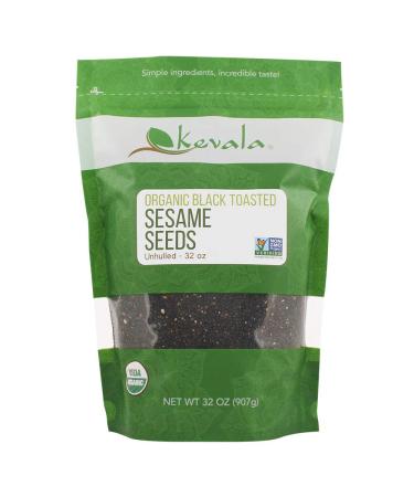 Kevala Organic Black Sesame Seeds 32oz (TOASTED)