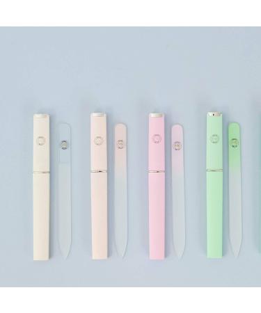 Malva Belle Best Crystal Glass Nail File Long Lasting Double Sided Tempered Glass File Professional Salon Manicure/Pedicure Filing Tool for Natural Nails - 2 Pack (3 mm) Clear X2 3mm - Buy Online on SooperMarket.com