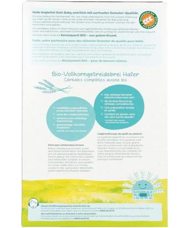Buy Holle Organic Porridge Oatmeal 250g - Nutritious Baby Food for International Shipping - Buy Online on SooperMarket.com