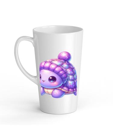 White Ceramic Baby Turtle Mug - Large 483 ml Perfect for Hot Chocolate or Milk Fun and Easy to Use