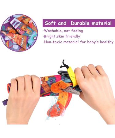 Eutionho Jungle Tails Soft Baby Book Toy | Early Education & Sensory Activity | Ideal Baby Gift | Suitable for 0-12 Months | Boys & Girls - Buy Online on SooperMarket.com
