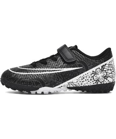 Buy KUUK Soccer Shoes for Kids - Black AG TF Football Training Shoes for Boys and Girls | Indoor & Artificial Grass Turf - Buy Online on SooperMarket.com