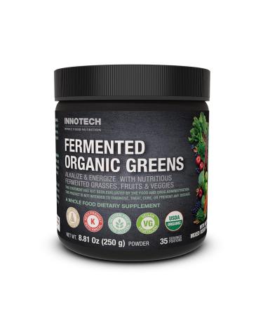 Innotech Nutrition Fermented Organic Greens Berry Flavor - 250 g Berry 35 Servings (Pack of 1)