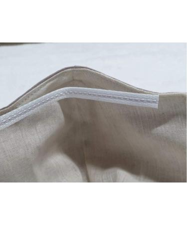 Nose Bridge Strip Fabric Wrapped Copper Wire - Washable & Sewable - White 5 Yards - Buy Online on SooperMarket.com