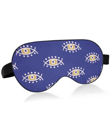 Haskirky Light Blocking Eye Mask Breathable and Adjustable Adult Men and Women Travel on Business Trips Yoga Meditation Light Smooth Comfortable Eye Mask Office Deep Sleep Goodies Magic Eyes