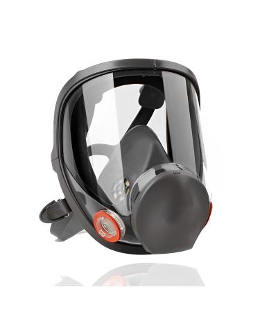 Reusable Full Facepiece Full Face Cover Protection from Dust and Organic Vapors Perfect for Paint Sanding Polishing Spraying and Other Work