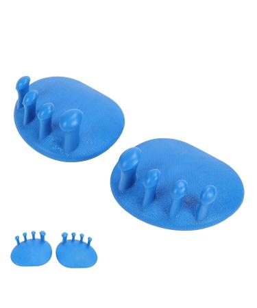 2pcs Large Friction Toe Separator Spacers | Meniscus Soles Dot Grid Design | Portable Body Corrector for Home - Buy Online on SooperMarket.com