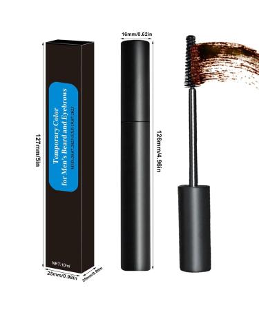 Beard Color Cream & Eyebrow Tint | Waterproof Tinted Beard Dye with Brush | Long-Lasting Gray Coverage - Buy Online on SooperMarket.com