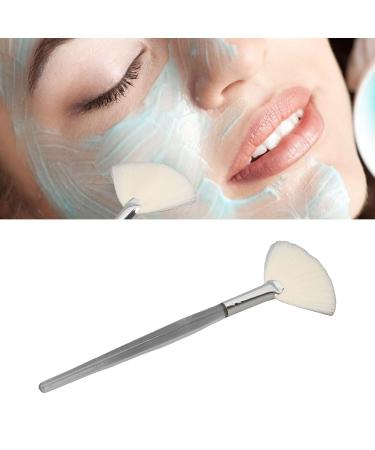 Face Mask Fan Brush - Soft Makeup Tool & Applicator for Salon | Transparent Handle Flat Brush for Beauty - Buy Online on SooperMarket.com