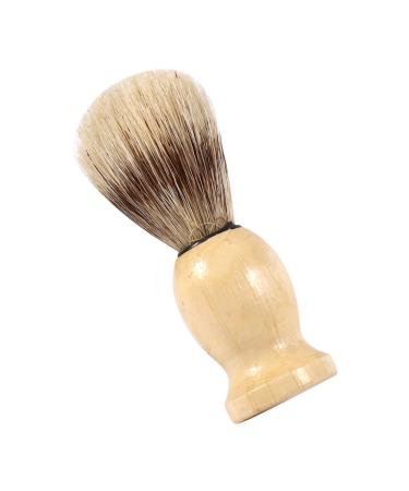 Premium Wooden Razor Brush for Men | Hairdressing & Facial Cleaning | Travel-Friendly Beard Grooming Tools - Buy Online on SooperMarket.com