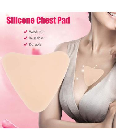 Silicone Heart-Shaped Chest Wrinkle Patch | Anti Cleavage Wrinkles Pad | Reusable Overnight Treatment - Buy Online on SooperMarket.com