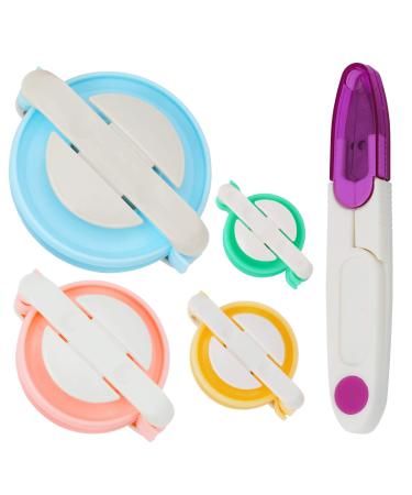 Zhaoyao Pompom Makers 4 Size Pom Poms Maker Tool Set DIY Fluff Ball Weaver for DIY Wool Yarn Knitting Craft Project with Cutter Scissors