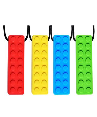Chew Necklace  Sensory Chew Necklace Bundle for Kids with Teething  ADHD  Autism  Biting Needs  Oral Motor Chewy Teether  for Boys&Girls