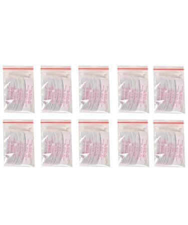 Pcivzxam 360Pc/10Bag Lace Super Tape Hair Double Sided Strips with Slitting Line Fixed Adhesive Wig Strip for Toupee Lace Sticker