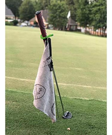 V-Shaped Golf Club Stand - Durable Stainless Steel, Keeps Clubs Clean & Dry, Easy to Carry - Buy Online on SooperMarket.com