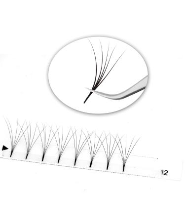 Gorota 5D-C-0.07 Heat Bonded Premade Fans 8-15mm for Russian Volume Lash Extensions - 8mm Length - Buy Online on SooperMarket.com