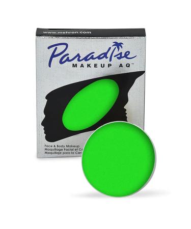 Mehron Makeup Paradise Makeup AQ Refill (.25 oz) (Martian   Neon Green/Green UV) Neon UV Martian