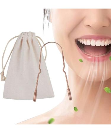Ecoticfate Stainless Steel Tongue Scraper - U-Shaped Tongue Cleaning Brush for Bad Breath & Oral Hygiene | International Shipping Available - Buy Online on SooperMarket.com