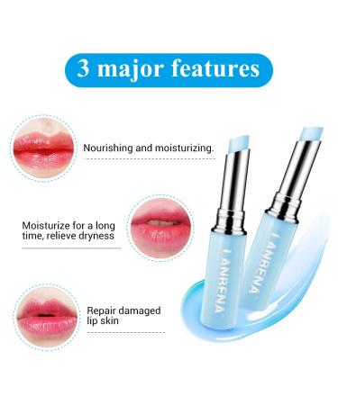 Hyaluronic Acid Lip Balm - Moisturizing & Nourishing, Reduce Fine Lines, Protect Skin - Natural Extracts (New Packaging) - Buy Online on SooperMarket.com