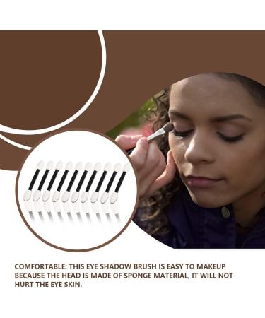 Dajidafu 10 Pieces Brush Double Sided Sponge Tipped Applying Eye Shadow Make Up DIY Salon Beginner Applicators Color Random - Buy Online on SooperMarket.com