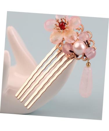 Didiseaon 1pc Hair Comb Hair Accessories Pearl Hair Decorations Crystal Hair Comb Crystal Headpiece Bridal Hair Clip Flower Hair Clips for Women Wedding Bride Glass Bangs Comb - Buy Online on SooperMarket.com