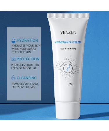 VENZEN 2Pcs Clear Tender Skin Sunscreen Set SPF35 - Aloe Vera Anti-Freckle UV Protection for Face & Body - Summer Skin Care - Buy Online on SooperMarket.com
