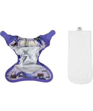 Close Pop-in Premium Bamboo Newborn Cloth Nappy - Soft & Absorbent Reusable with Moose Print - Buy Online on SooperMarket.com