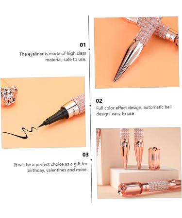 NOLITOY 2pcs Liquid Eyeliner Girl Eyeliner Women Eyeliner Makeup Eyeliner Tool Woman Tool Kit Cosmetic - Buy Online on SooperMarket.com