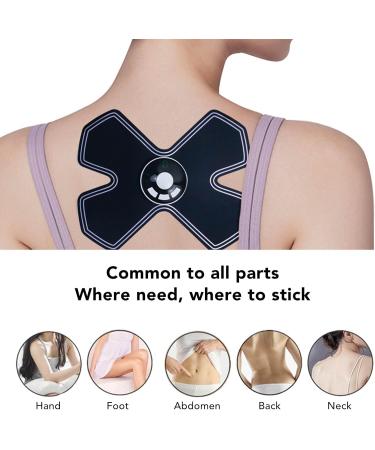 Kenanlan Belly Massage Patch - Portable Waist & Cervical Massage Stickers with Adjustable Modes | International Shipping - Buy Online on SooperMarket.com