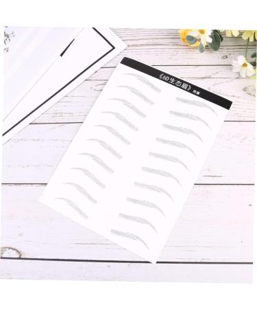 NOLITOY 4 Sheets Pairs Brow Tatoo Eyebrows Transfer Stickers Eyebrowsb Eyebrow Sticker 6d Patch Artificial - Buy Online on SooperMarket.com