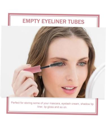 HAPINARY 40 Pcs Mascara Tube Makeup Sample Jars Portable Brush Brow Tube Abs Pink - Buy Online on SooperMarket.com