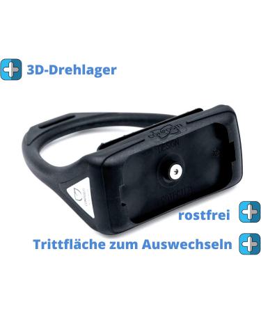 Compositi Reflex Plastic Stirrups - Flexible Wide Tread Black/Grey - Perfect for Comfort & Performance - Buy Online on SooperMarket.com