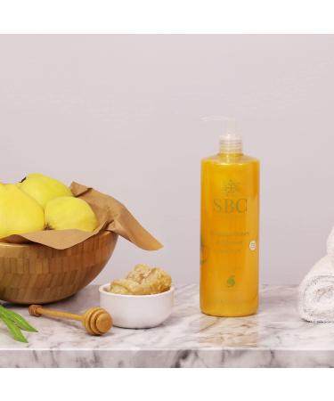 SBC Skincare Manuka Honey & Quince Body Wash - 500ml | Nourishing Shower Cream For All The Family | Body Wash For Dry And Irritated Skin | SLS And Soap Free - Buy Online on SooperMarket.com