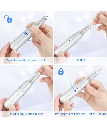 Professional 35000 RPM Portable Electric Nail Drill Machine Kit for Manicure and Pedicure | Includes Sanding Bands for Acrylic Gel Nails - 1 Count - Buy Online on SooperMarket.com