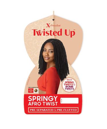Outre X-pression Twisted Up Springy Afro Twist 16 - 3-Pack Multi Deals (1B) - Buy Online on SooperMarket.com