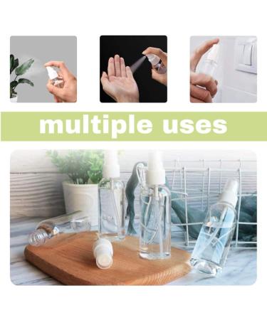 Hanyousheng Spray Bottle Plastic Refillable Spray Bottle 4 PCS 100ml/3.38oz Atomiser Spray Bottle Transparent Fine Mist Spray Bottle Spray Bottle Set for Cleaning Perfume with 2 Pieces Funnel 4*100ml - Buy Online on SooperMarket.com