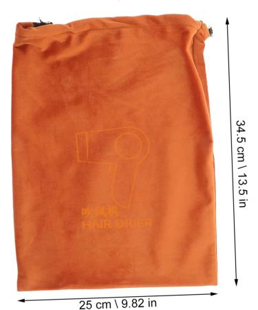 PACKOVE Hair Dryer Bag Blower Storage Travel Pouch Dryer Draw Portable Blow Dryer Bag - Buy Online on SooperMarket.com