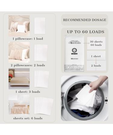 Promeed Silk Detergent Sheets - Eco-Friendly Plastic-Free Delicate Laundry Wash for 60 Loads | Gentle Fresh Linen Scent Space Saving & Easy to Carry - Buy Online on SooperMarket.com