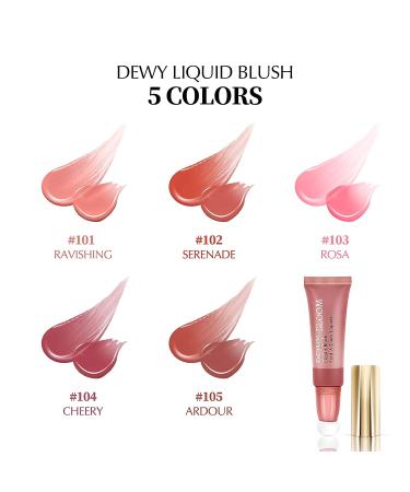 Cilrofelr Liquid Blush Beauty Wand - Natural Dewy Finish, Highly Pigmented, Long-lasting | Ardour-Terracotta 0.34fl.oz - Buy Online on SooperMarket.com