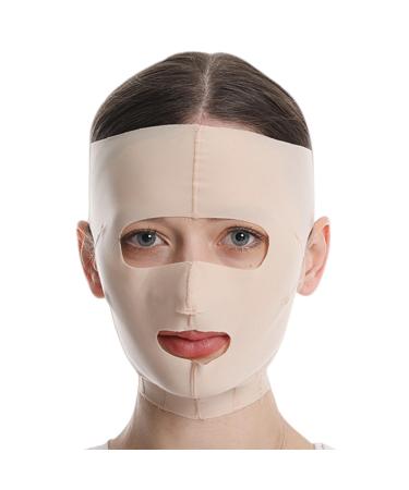 Double Chin Reducer - Chin Up Masque Slimming Jaw Strap | Adjustable Face Sculpting Band Reusable Chin Up Strap Breathable Face Contouring Strap for Facial Sculpting 16x16x0inches