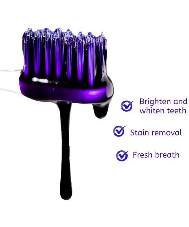 Purple Teeth Whitening Toothpaste - V34 Color Corrector Gel 30ml for White Teeth & Gum Repair - International Shipping - Buy Online on SooperMarket.com