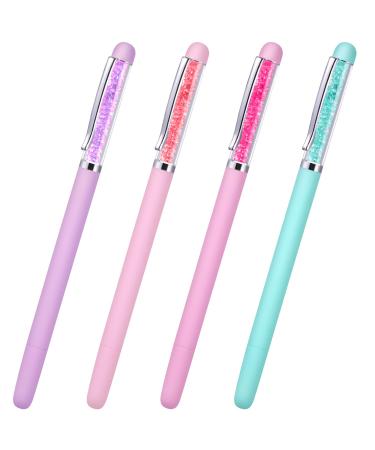 4 Pieces Diamond Painting Drill Pen DIY 5D Diamond Painting Point Drill Pen Nail Point Pen for DIY Nail Art Craft Sewing Children's Handicraft Painting Point Drill Tools, 4 Colors